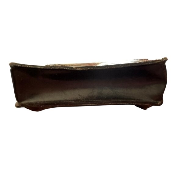 Vintage WW German? Physicians Black Leather Medical Doctor Travel Bag Small Case - Picture 11 of 14